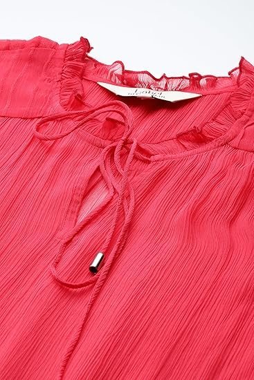 Red Priscilla Short Dress with Camisole - Image 4