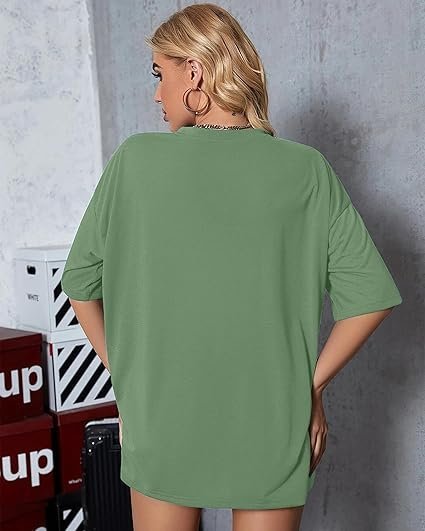 Women's Cotton Oversized Fit T-Shirt - Image 3