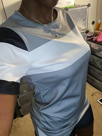 Womens 2 Piece Sports Outfit Tracksuit Shirt Shorts Jogger Bodycon Sets - Image 2