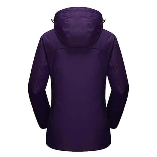 Women's Winter Coats 3-IN-1 Snow Ski Jacket Water Resistant Windproof Fleece Winter Jacket Parka - Image 3