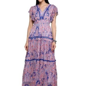 Women's Blue Nicolette Maxi Dress